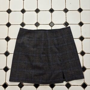 Madewell Charcoal Gray Mini Skirt